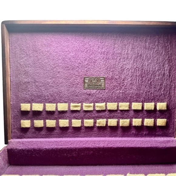 VINTAGE, KING EDWARD, EXQUISITE SILVERPLATE, ANTI-TARNISH CHEST. - Picture 11 of 15